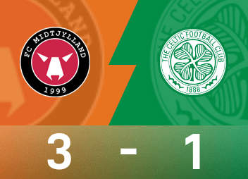 Rapport de la Ligue Europa : Gegocha a marqué 1 tir et 1 passe, Midtjylland a battu le Celtic 3-1