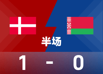 Avant la mi-temps de la Coupe du monde : Damsgau sort de l'impasse mondiale, le Danemark temporairement 1-0 en Biélorussie